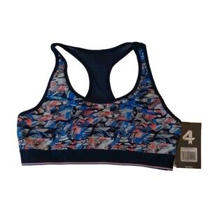 Fourlaps Circuit Sports Bra SZ L Fitness Workout Running Yoga Athleisure 4 Lap